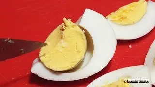 Cutting Egg in Ultra HD 4K