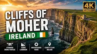 CLIFFS OF MOHER | Ireland | 4K | Drone footage