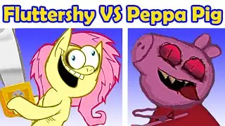 FNF VS Fluttershy Elements Of Insanity VS Peppa Pig / Peppa.Exe