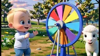 Baby Lamb Followed the Spinning Wheel | Funny Toddler Song | Kids Rhymes