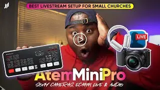 Best Church Livestream Setup 2023 | Atem Mini Pro, Cameras, Software & Audio