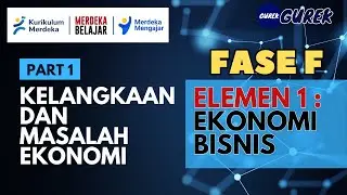 (Part 1) FASE F - EKONOMI BISNIS DAN ADMINISTRASI UMUM -  KELANGKAAN DAN MASALAH - MASALAH EKONOMI