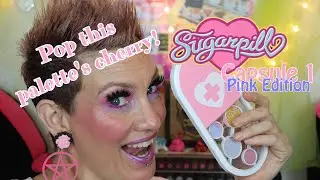 Pop this palette's cherry: Sugarpill C1 Pink Edition, quick and easy look for spring