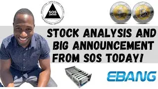 SOS Stock & EBON (EBANG) | Technical Analysis | Big Announcement | Cryptocurrency & Bitcoin