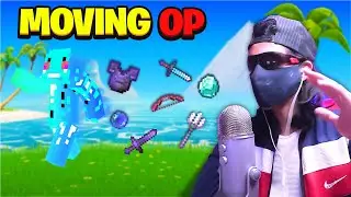 Minecraft But moving gives op items