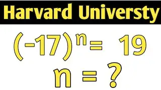 Harvard university Entrance Exam question || How to solve? ||
