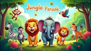Jungle Parade &ndash; Fun Jungle Animals Song for Kids | Cartoonic94