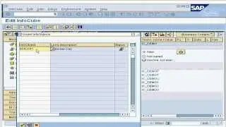 10. Editing a Standard InfoCube Time Dimensions in SAP Business Intelligence / Warehouse (BI / BW)