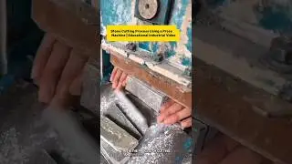Stone Cutting Process Using a Press Machine | Educational Industrial VideoDESCRIPTION.