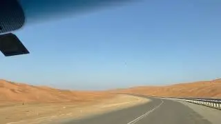 Rub Al Khali (Empty Quarter Road)road between Saudi Arabia and Oman-750km stretch