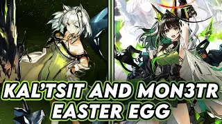 Kalt'sit Has A Cute interaction with Mon3tr | Arknights