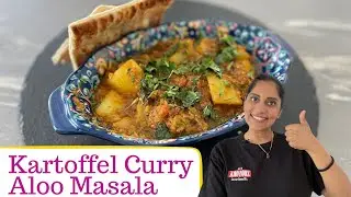 Veganes Kartoffel Curry Gericht | schnell zubereitet | indisches Streetfood | Schnell & Einfach