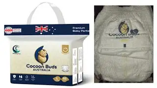 Cocoon Buds Australia Premium Baby Pants Review | L Size Diaper | Soft & Ultra Thin Baby Diapers