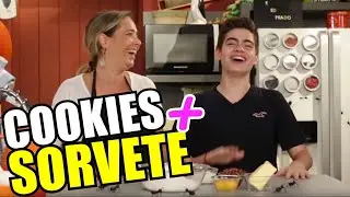 Sanduíche de COOKIES com SORVETE ft. Carole Crema