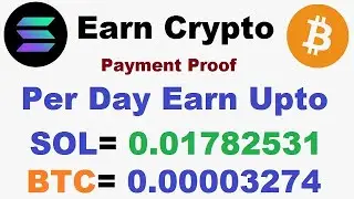 Earn Free Crypto SOL and BTC Complete Simple Task Instant Withdraw / Payment Proofs / Crypto4yu.com