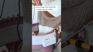 Easy KIDS Poncho on a Sentro circular knitting machine