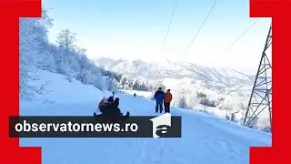 Pasul Vulcan, cea mai lungă p&acirc;rtie de săniuş din Rom&acirc;nia