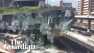 Luxury mall in Mexico City partly collapses
