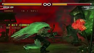 Tekken 5 Devil Jin Easy High Damage Combo