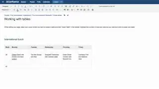 Edit Table Rows - Learn Atlassian Confluence #12