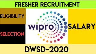 Wipro DWSD Recruitment 2020- Wipro off campus drive 2020 | Wipro dwsd 2020 hiring