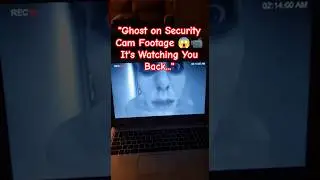 Security Cam Caught Ghost on Laptop Screen 😱 #Horror #Ghost #Scary #Creepy #JumpScare #fyp