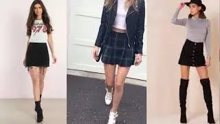 Outfits Juveniles con faldas cortas!! 2017