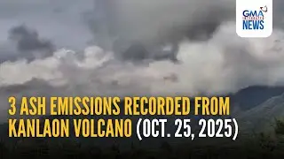 3 ash emissions recorded from Kanlaon Volcano | GMA Integrated News