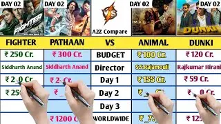 Fighter Vs Pathaan Vs Animal Vs Dunki Worldwide Collection Day 2 | Fighter box office collection