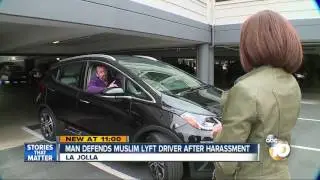 Man defends Muslim Lyft driver after harassment