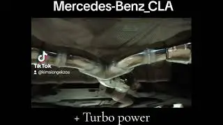 Mercedes-Benz_CLA Upgrade exhaust system + turbo horsepower #mercedes #mercedescla  #maxracing