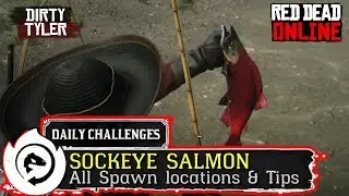 Sockeye Salmon locations Red Dead Online RDR2 Daily Challenges