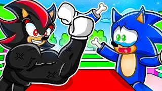Roblox Arm Wrestling Simulator with SONIC and SHADOW