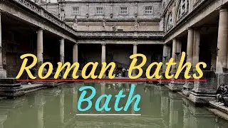 Visiting the Roman Baths, Bath England