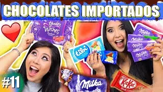 EXPERIMENTANDO CHOCOLATES IMPORTADOS! #VEDA500K | Blog das irmãs