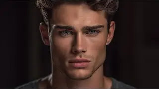 Handsome Men AI Generated Faces of Beautiful Male Models