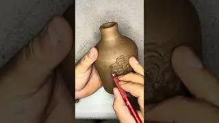 Carving a Flower on a Bottle using a Loop Tool