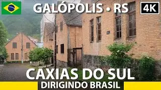 GALÓPOLIS, Caxias do Sul, RS • Conjunto arquitetônico da Vila Operária [Dirigindo Brasil 4K]