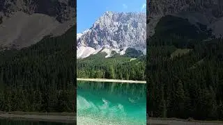 Zugspitze Ehrwald am Almsee in den Alpen &Ouml;sterreich 🇦🇹#zugspitze #ehrwald #&ouml;sterreich #alpen