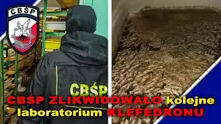 CBŚP zlikwidowało kolejne nielegalne laboratorium klefedronu