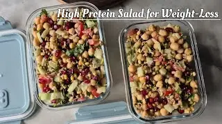 High Protein Chickpea Salad Recipe for Weight-Loss | Weight-loss recipe