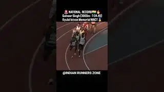 gulveer singh break national record of 3000m with timing of 7:34:49 min #gulveersingh #tiranga