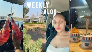 Weekly vlog:Hair maintenance| running errands |ice cream |shopping #vlog #weeklyvlog #explore 🇿🇦
