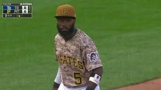 TB@PIT: Harrison fields a grounder, starts a DP