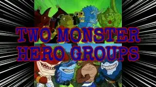 Extreme Dinosaurs and Street Sharks - Two Monster Hero Groups