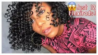 FLEXIROD SET ON NATURAL HAIR | HEAT TRAINED/HEAT DAMAGED HAIR | Simply Subrena
