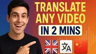 How to Translate Video into ANY Language with AI | AI Video Dubbing tool |
