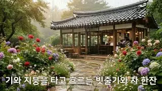 [ASMR] 비 오는 날, 고요한 한옥 카페 창가 자리에서 (3시간) | 마음이 편안해지는 빗소리 | Soothing Rain Sounds in a Cozy Hanok Cafe