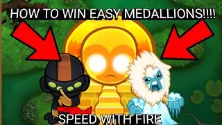 GET EASY WINS/MEDALLIONS  (speed with fire)(bloons btd battles) ceramic crucible recommend strategy