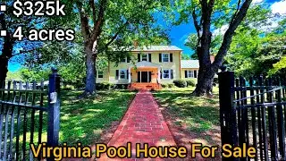 Virginia Homes For Sale | 5bd | Blue Ridge Mountain Farms | Large Fenced Yard | Virginia Real Estate